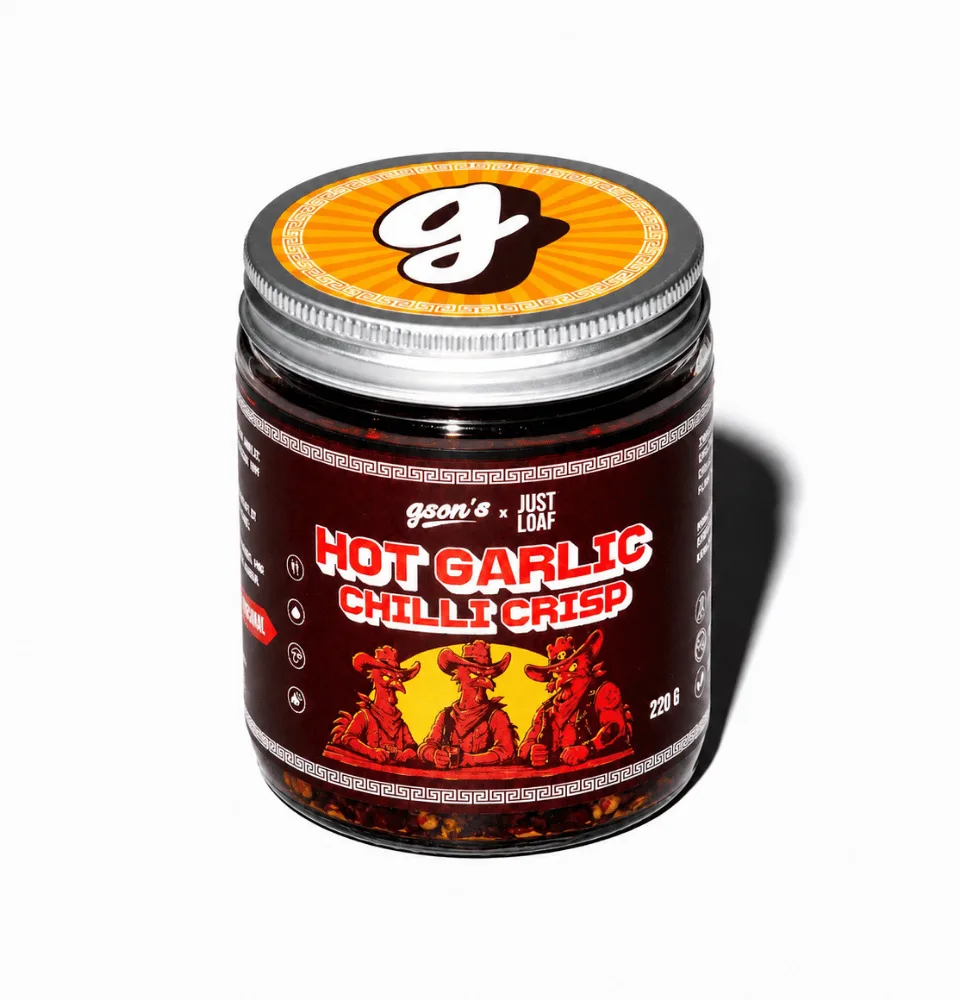 LIMITED DROP GSONS X JUST LOAF HOT GARLIC CHILLI CRISP